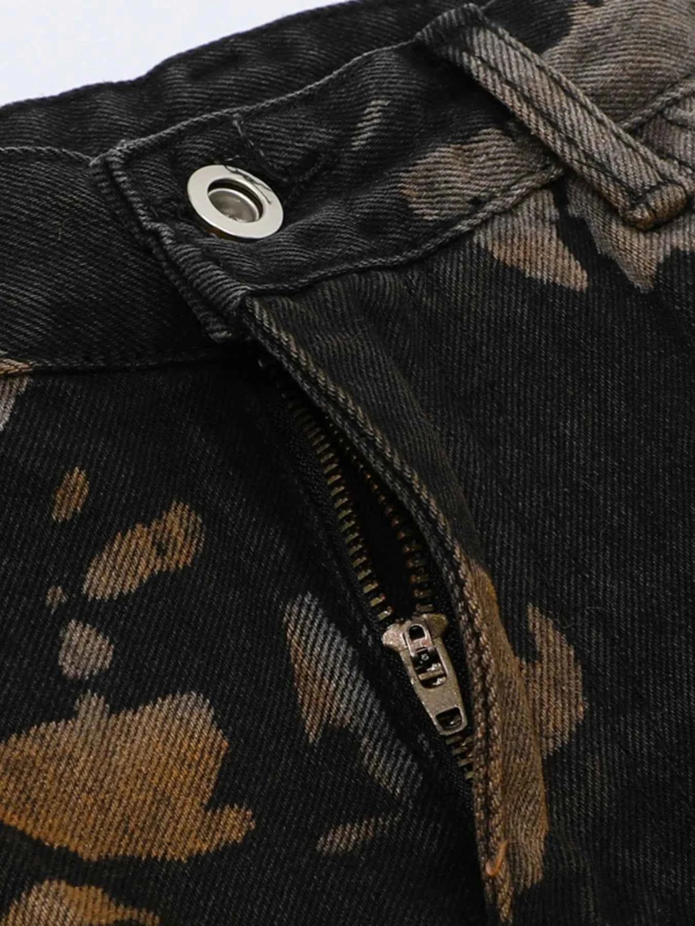 Abstract Cargo Pants