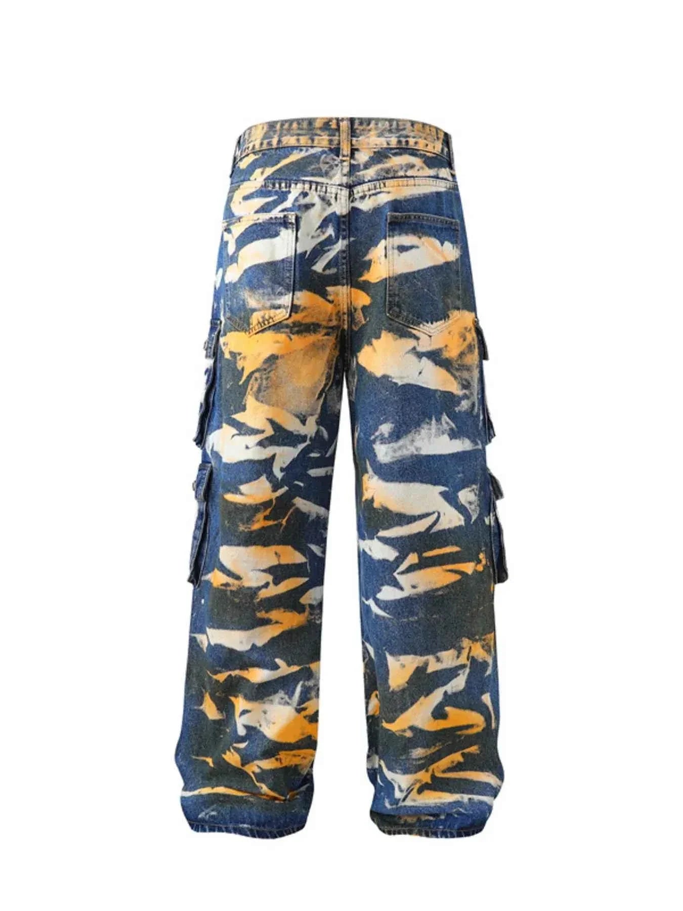 Abstract Cargo Pants