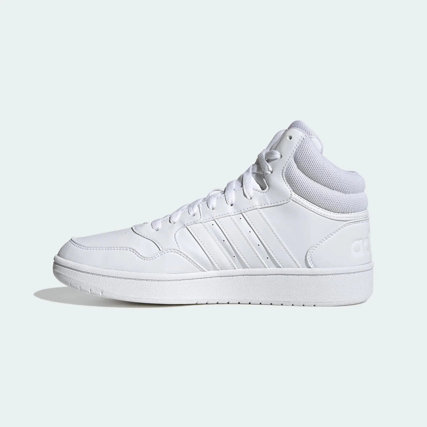 Adidas Men's Hoops 3.0 Mid White Classic Sneaker