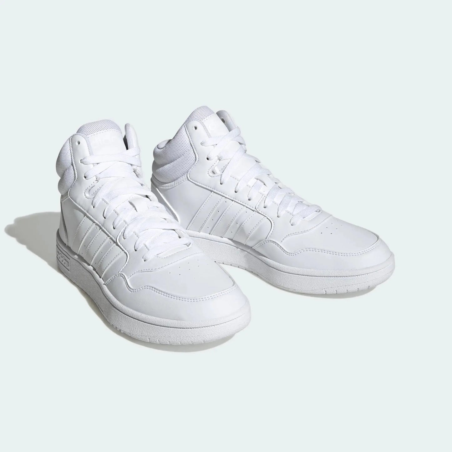 Adidas Men's Hoops 3.0 Mid White Classic Sneaker