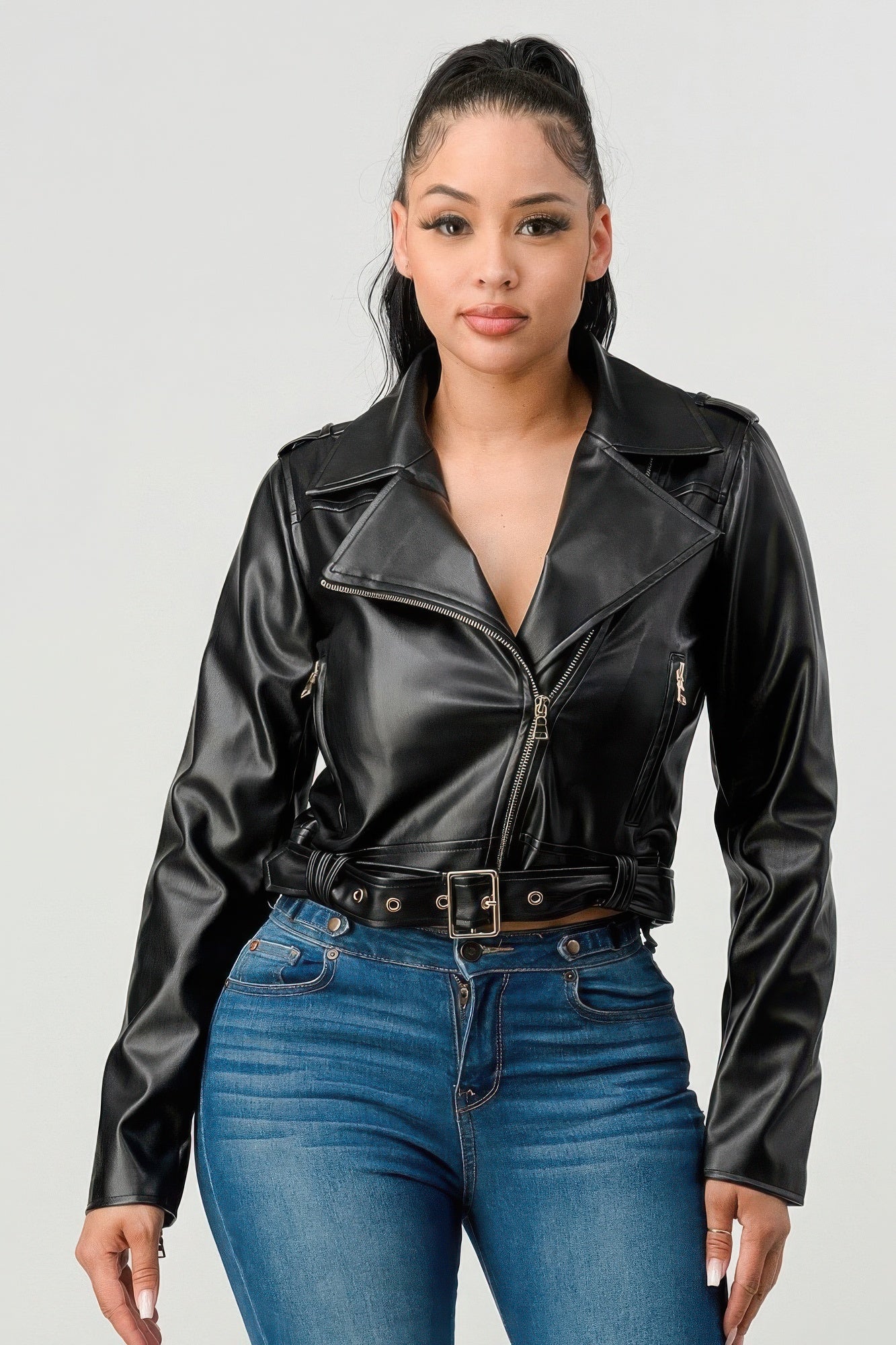 Pu Leather Jacket - Stylish and Durable PU Leather Jacket for All Seasons