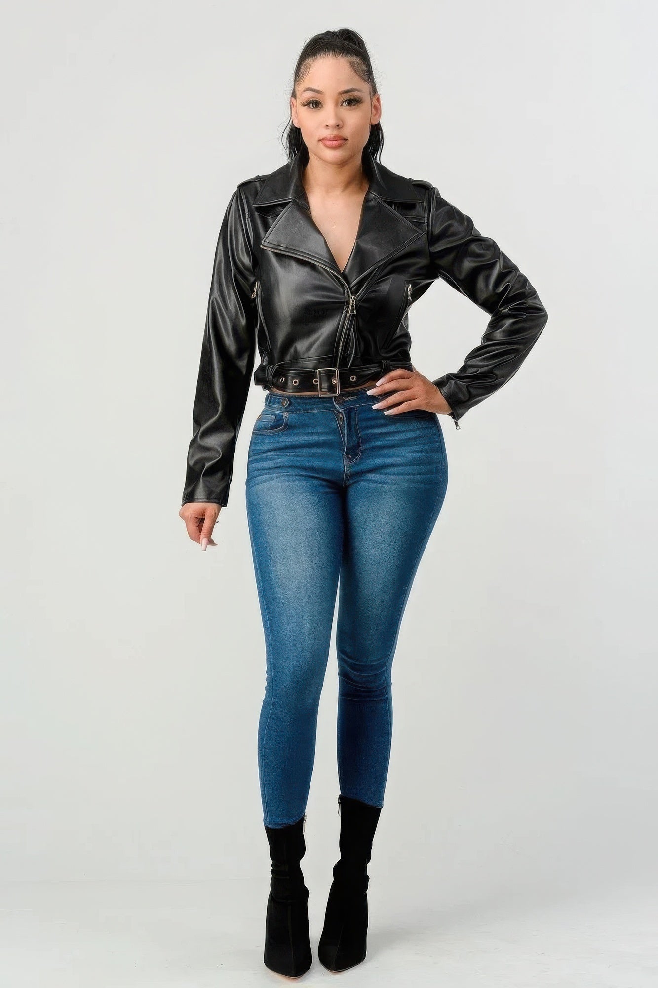 Pu Leather Jacket - Stylish and Durable PU Leather Jacket for All Seasons