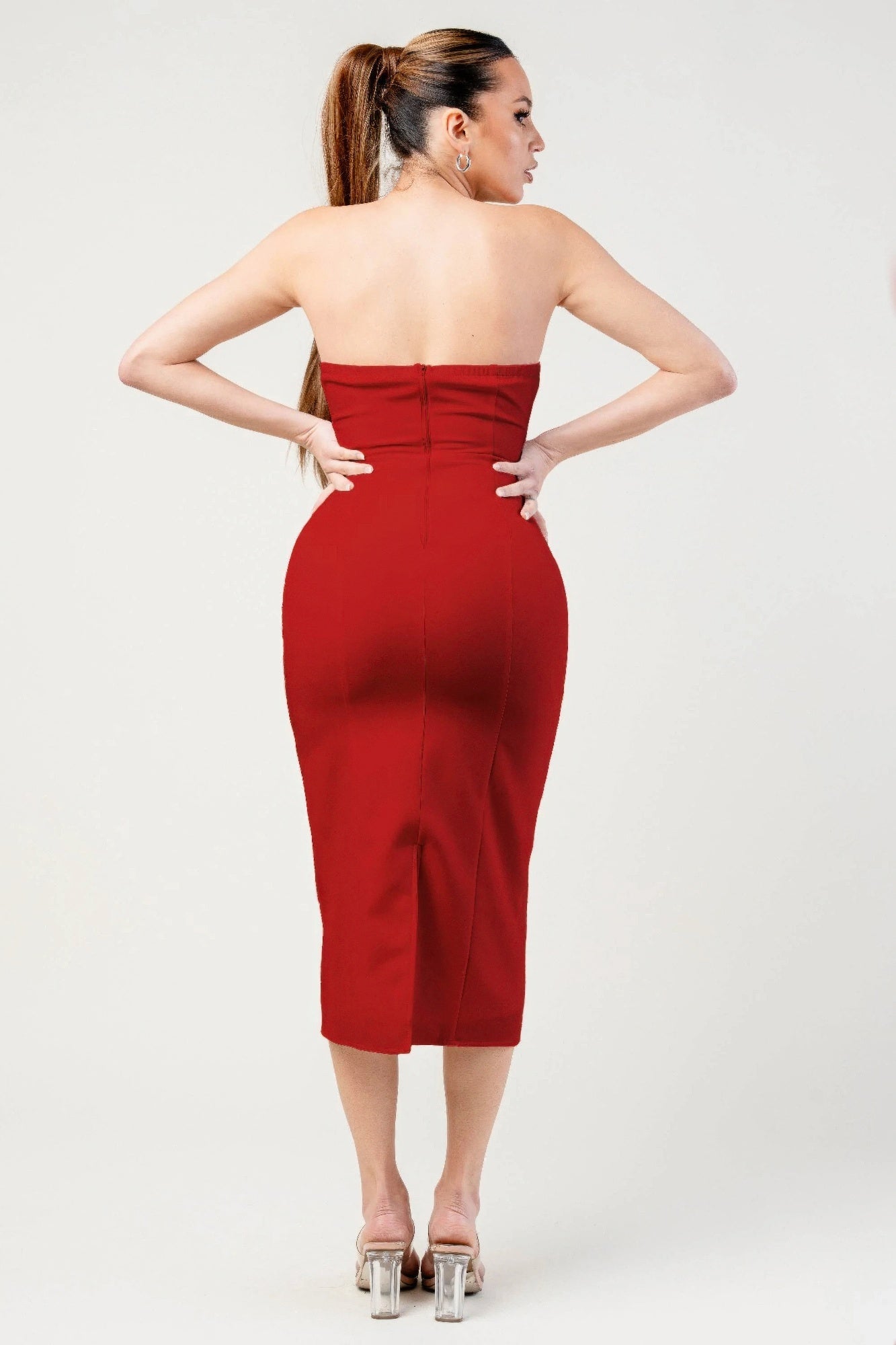 Sculpted Sweetheart Midi