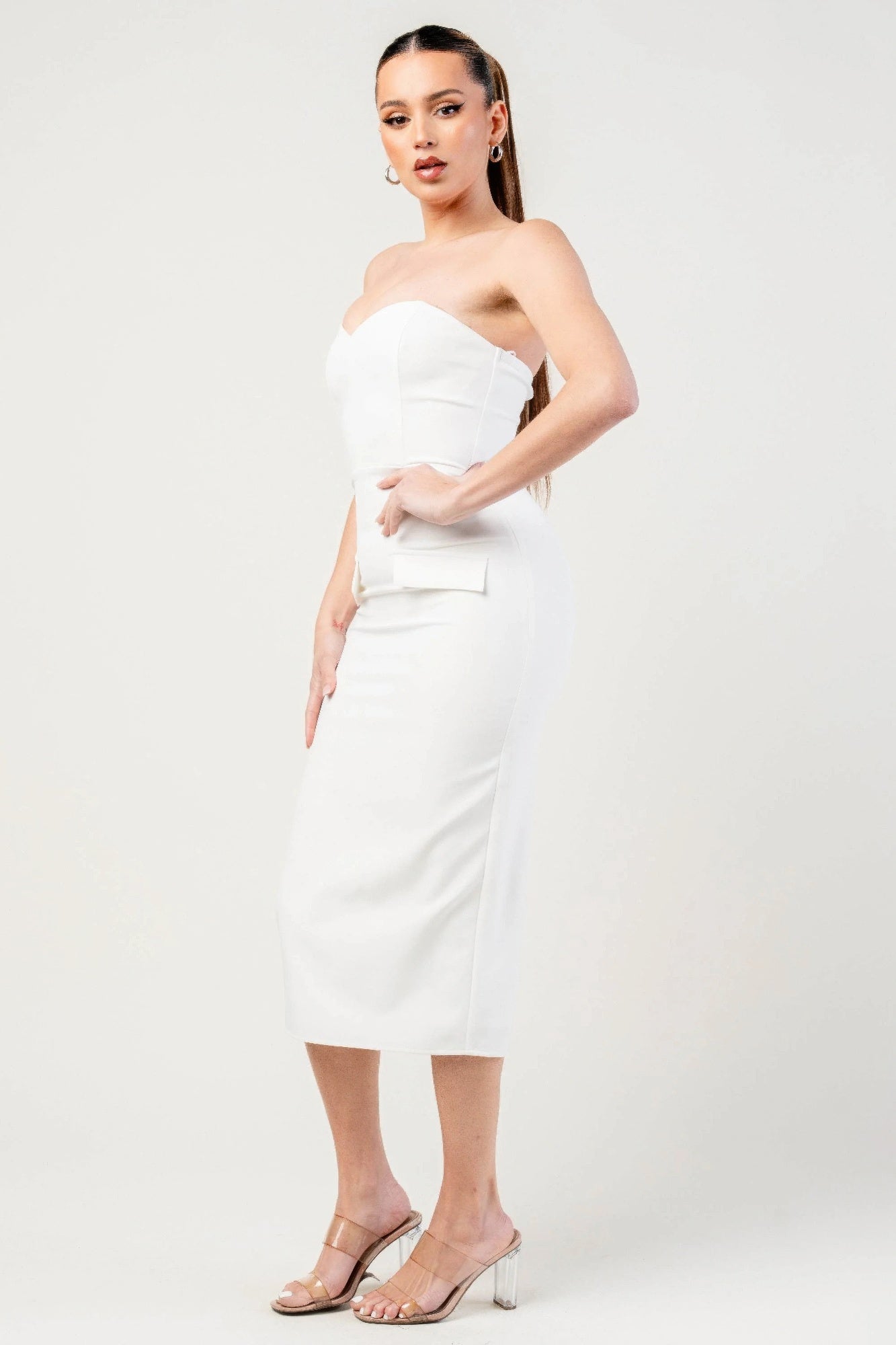 Sculpted Sweetheart Midi