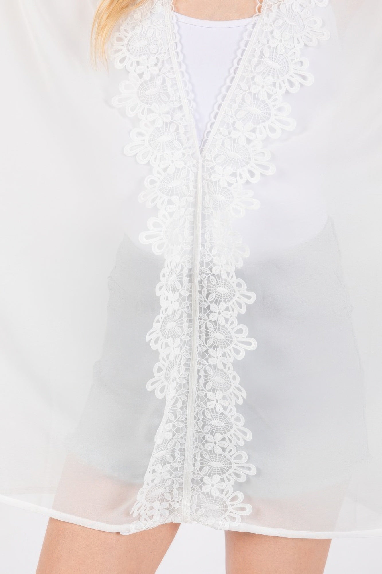 Sheer Lace Breeze Poncho