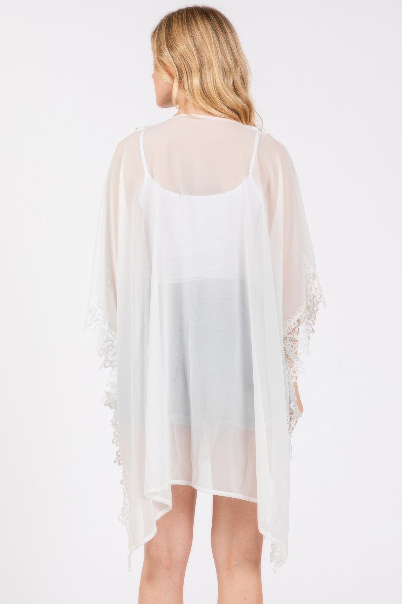 Sheer Lace Breeze Poncho