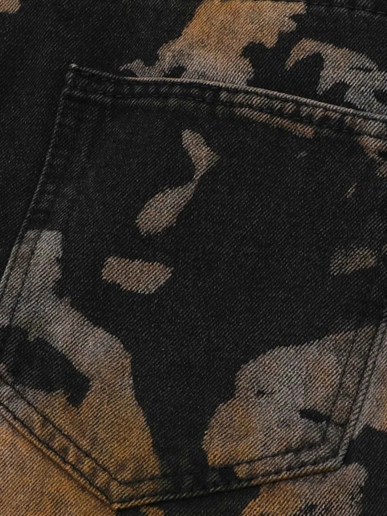 Abstract Cargo Pants