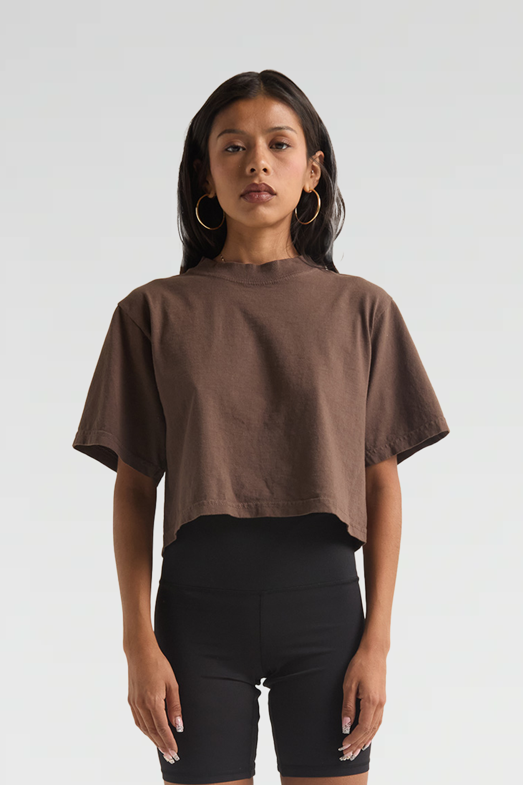 Shaka Wear Womens Garment Dye Crop Top