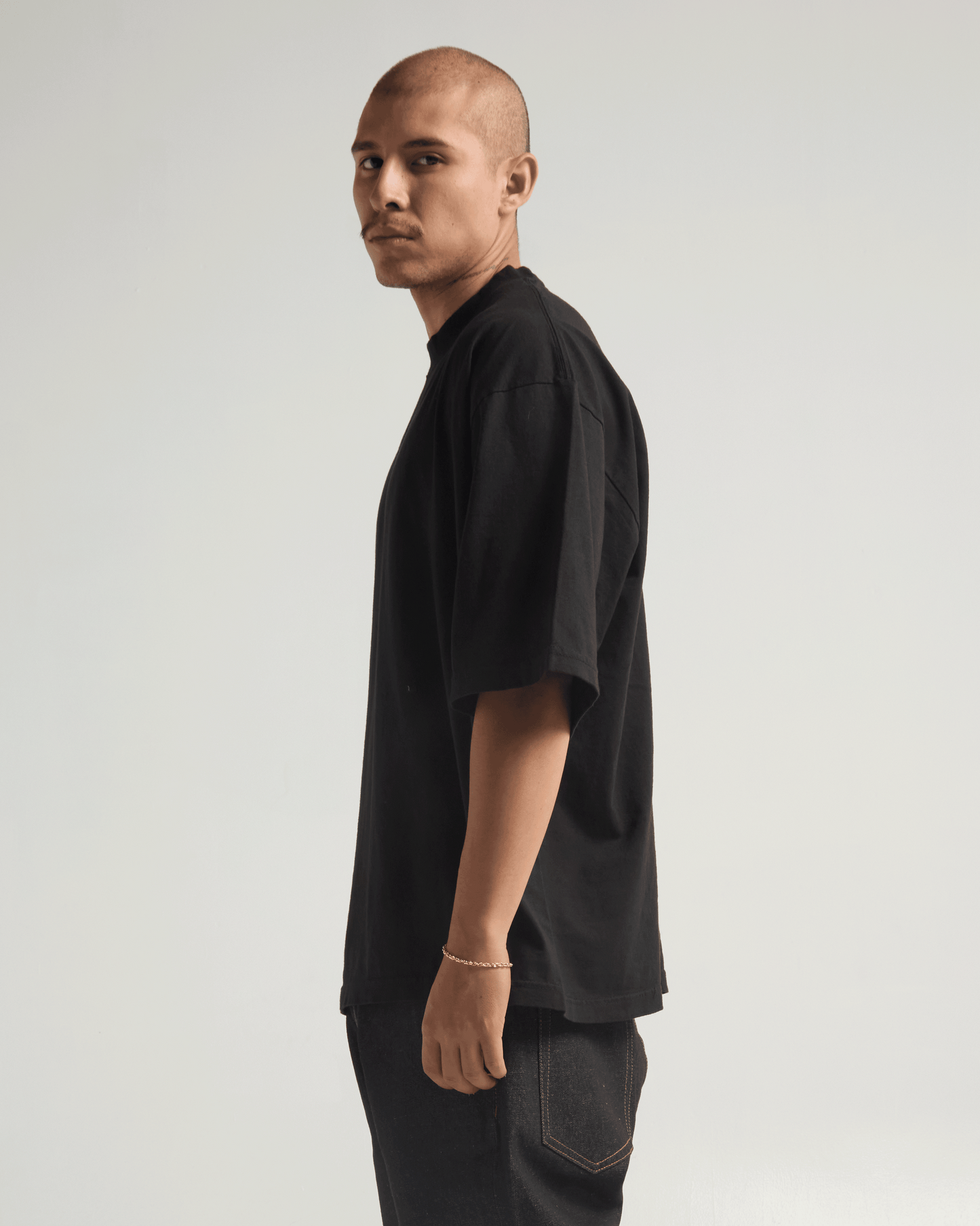 7.5oz Garment Dye Drop Shoulder T-Shirt