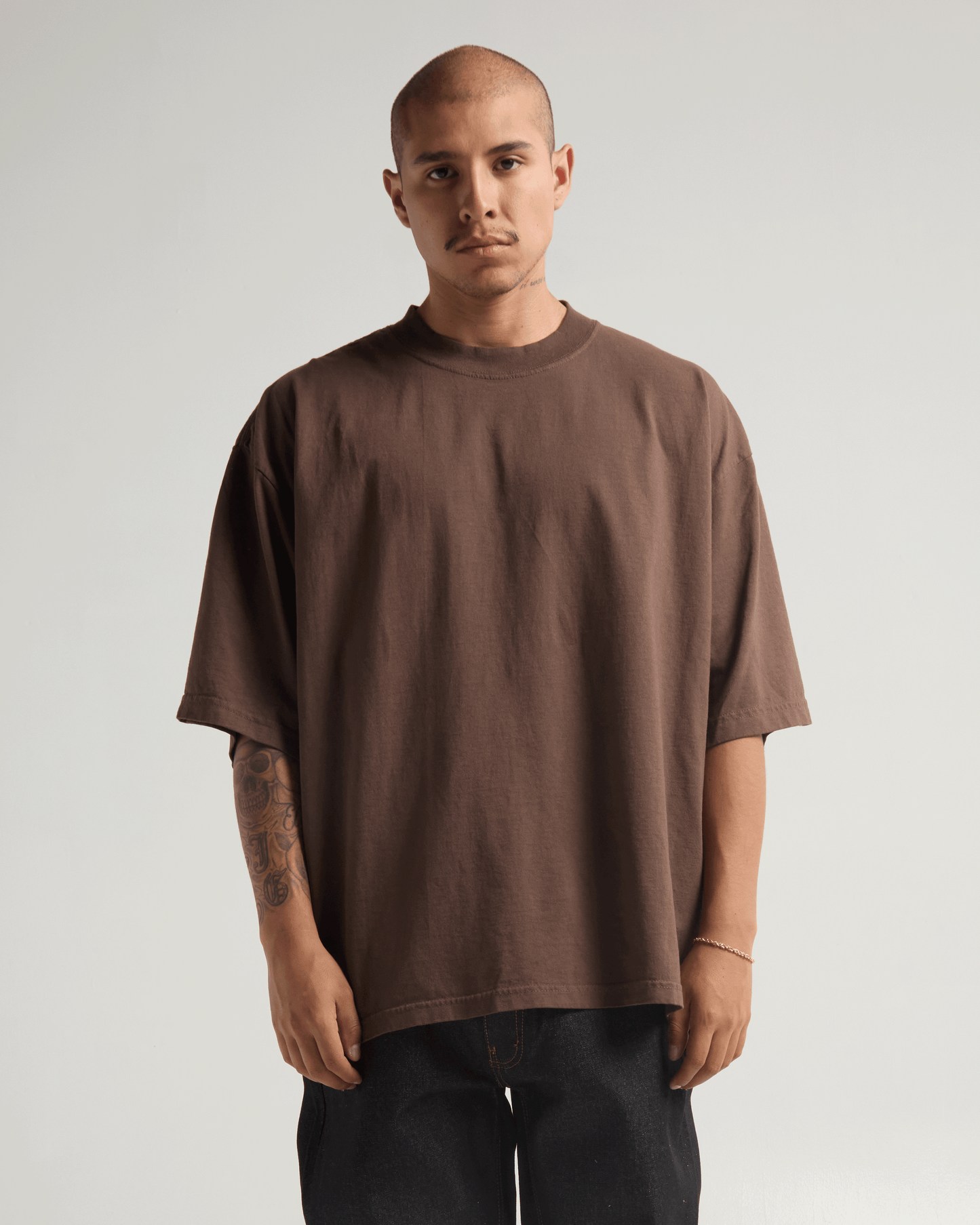 7.5oz Garment Dye Drop Shoulder T-Shirt