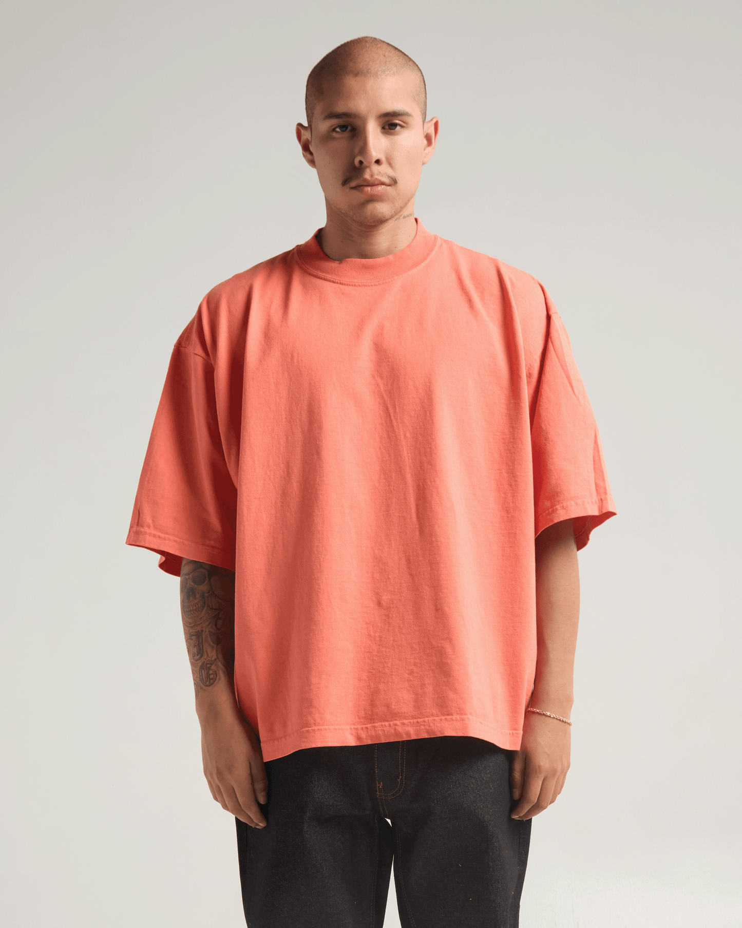 7.5oz Garment Dye Drop Shoulder T-Shirt