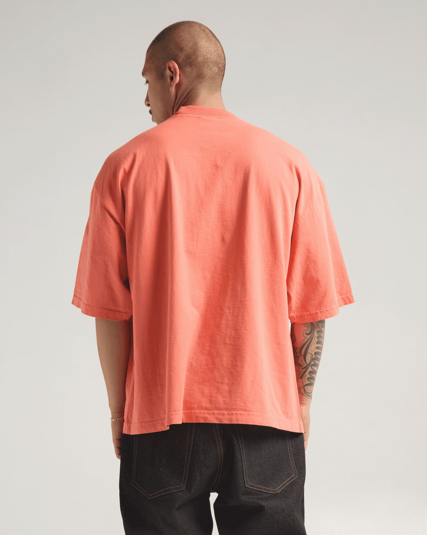 7.5oz Garment Dye Drop Shoulder T-Shirt