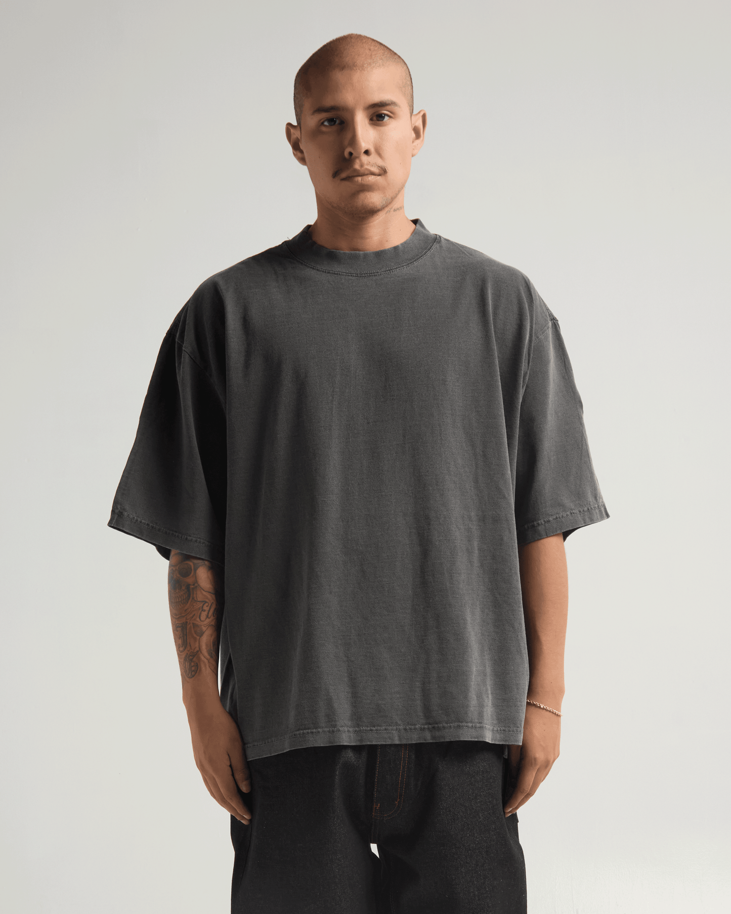7.5oz Garment Dye Drop Shoulder T-Shirt
