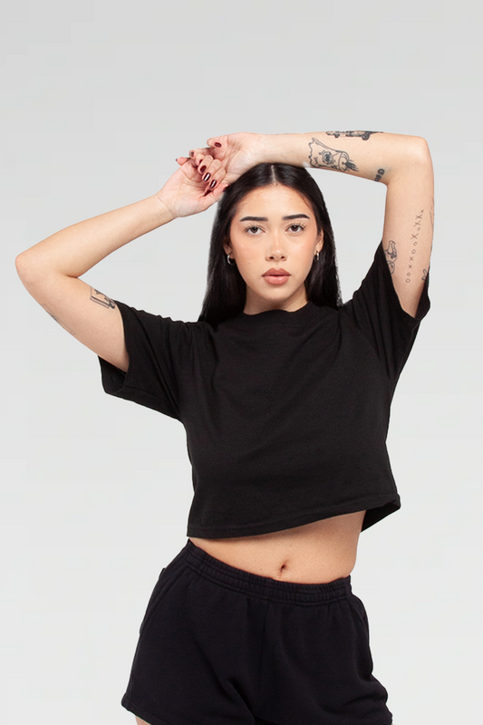 Shaka Wear Womens Garment Dye Crop Top