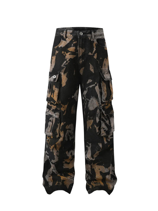 Abstract Cargo Pants