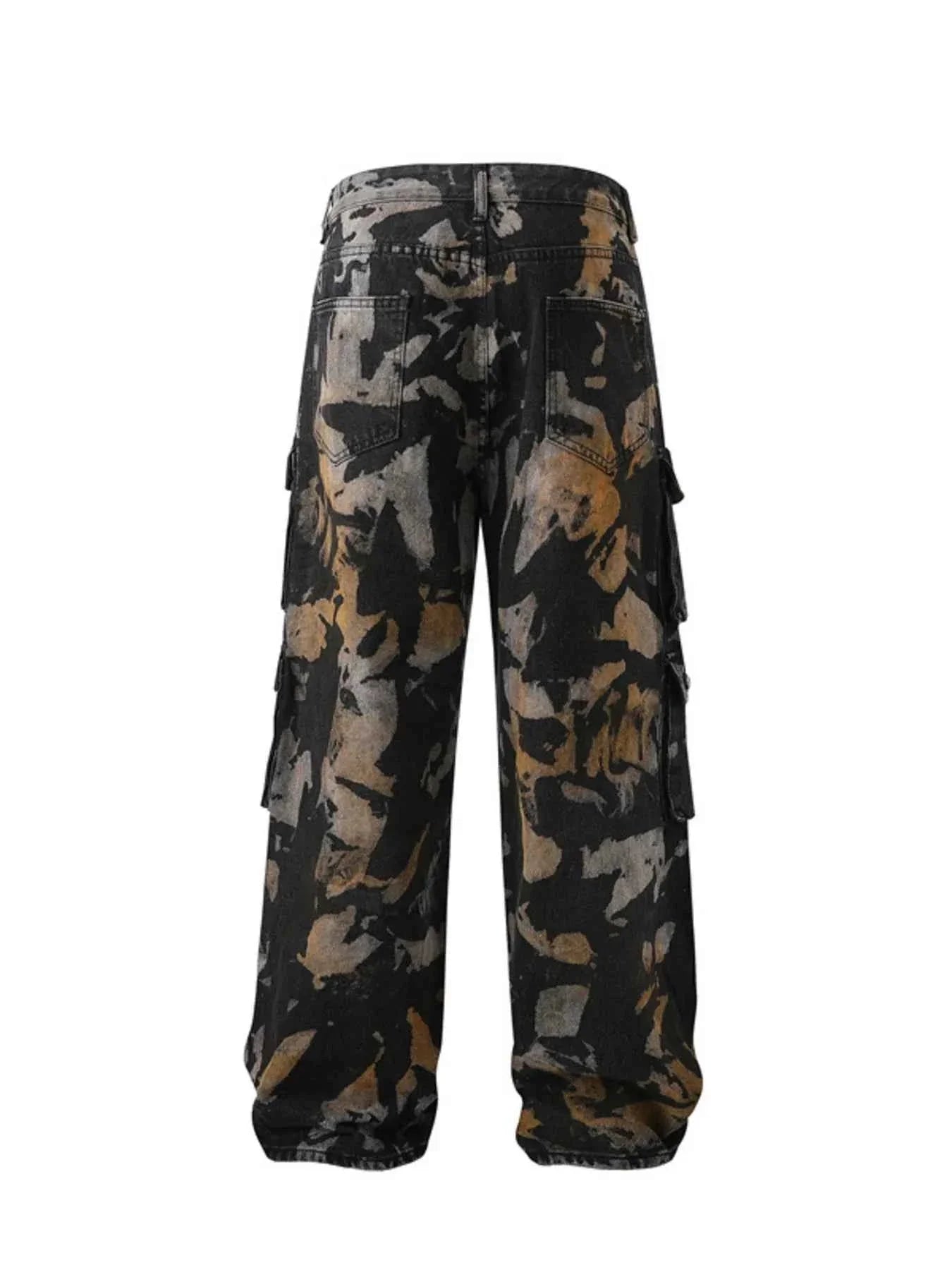 Abstract Cargo Pants