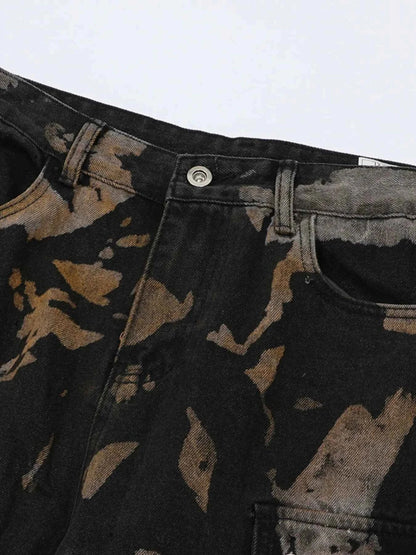 Abstract Cargo Pants