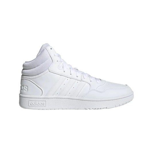 Adidas Men's Hoops 3.0 Mid White Classic Sneaker