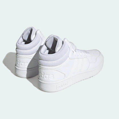 Adidas Men's Hoops 3.0 Mid White Classic Sneaker