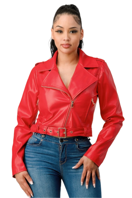 Pu Leather Jacket - Stylish and Durable PU Leather Jacket for All Seasons
