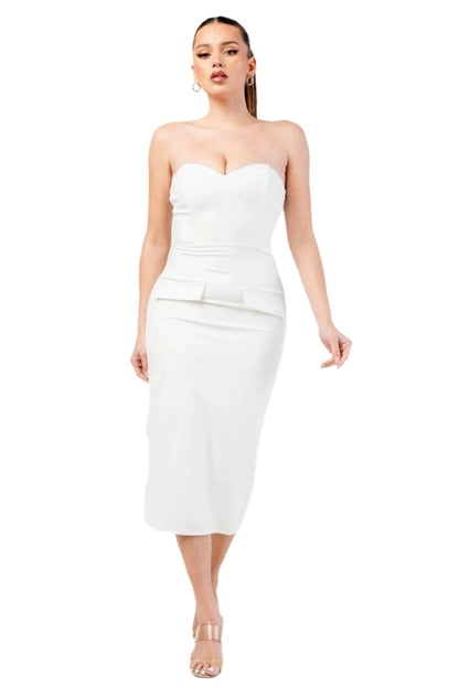 Sculpted Sweetheart Midi