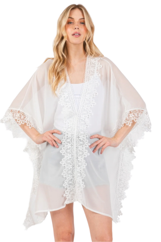 Sheer Lace Breeze Poncho