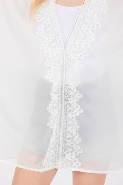 Sheer Lace Breeze Poncho