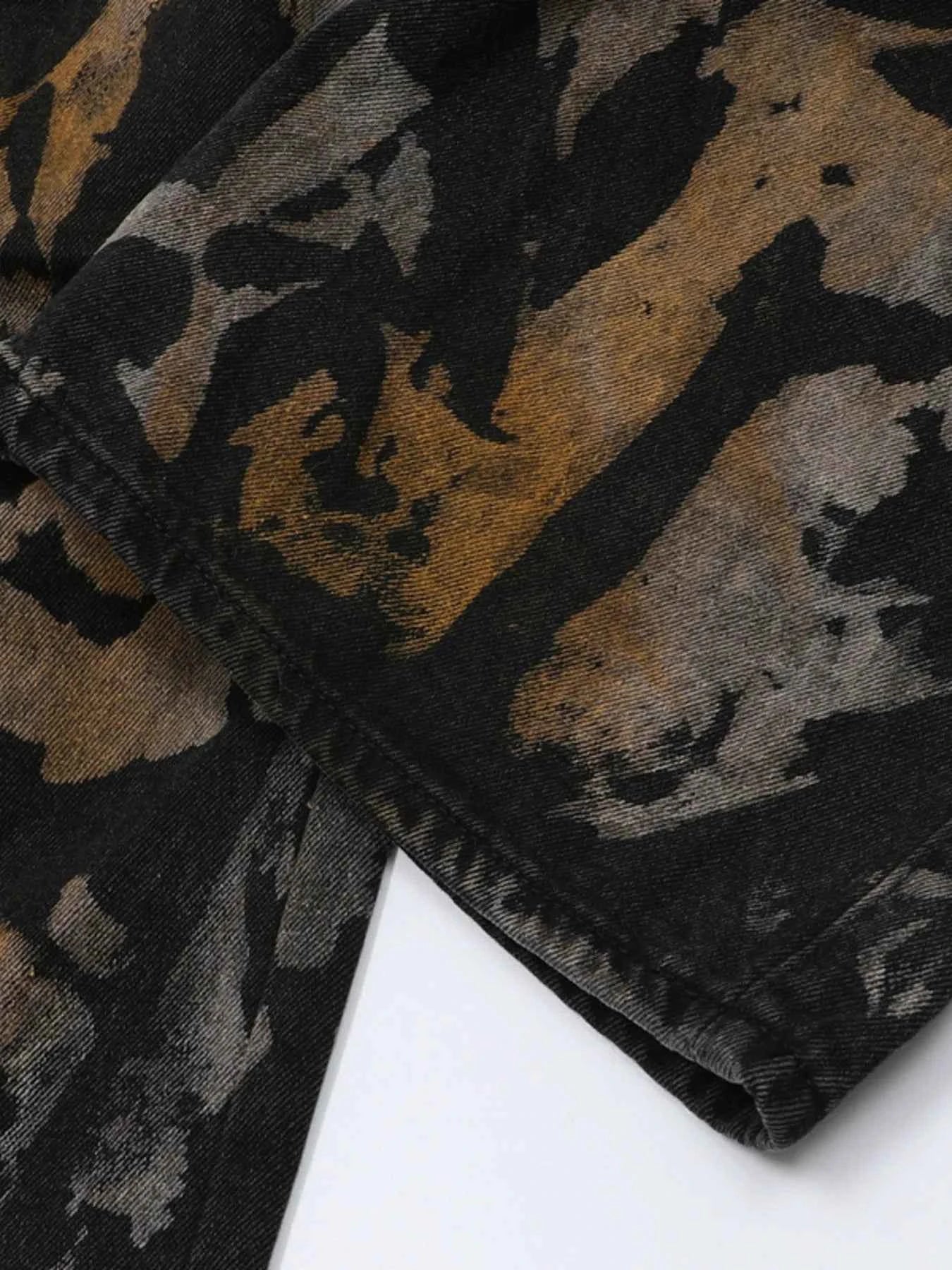 Abstract Cargo Pants