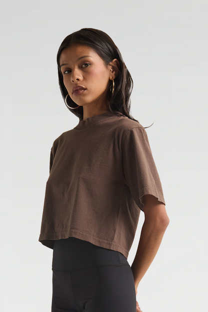 Shaka Wear Womens Garment Dye Crop Top
