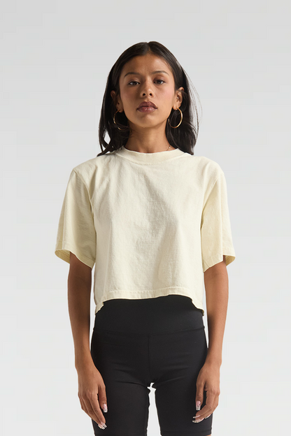 Shaka Wear Womens Garment Dye Crop Top