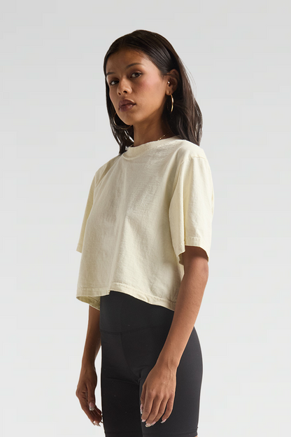 Shaka Wear Womens Garment Dye Crop Top
