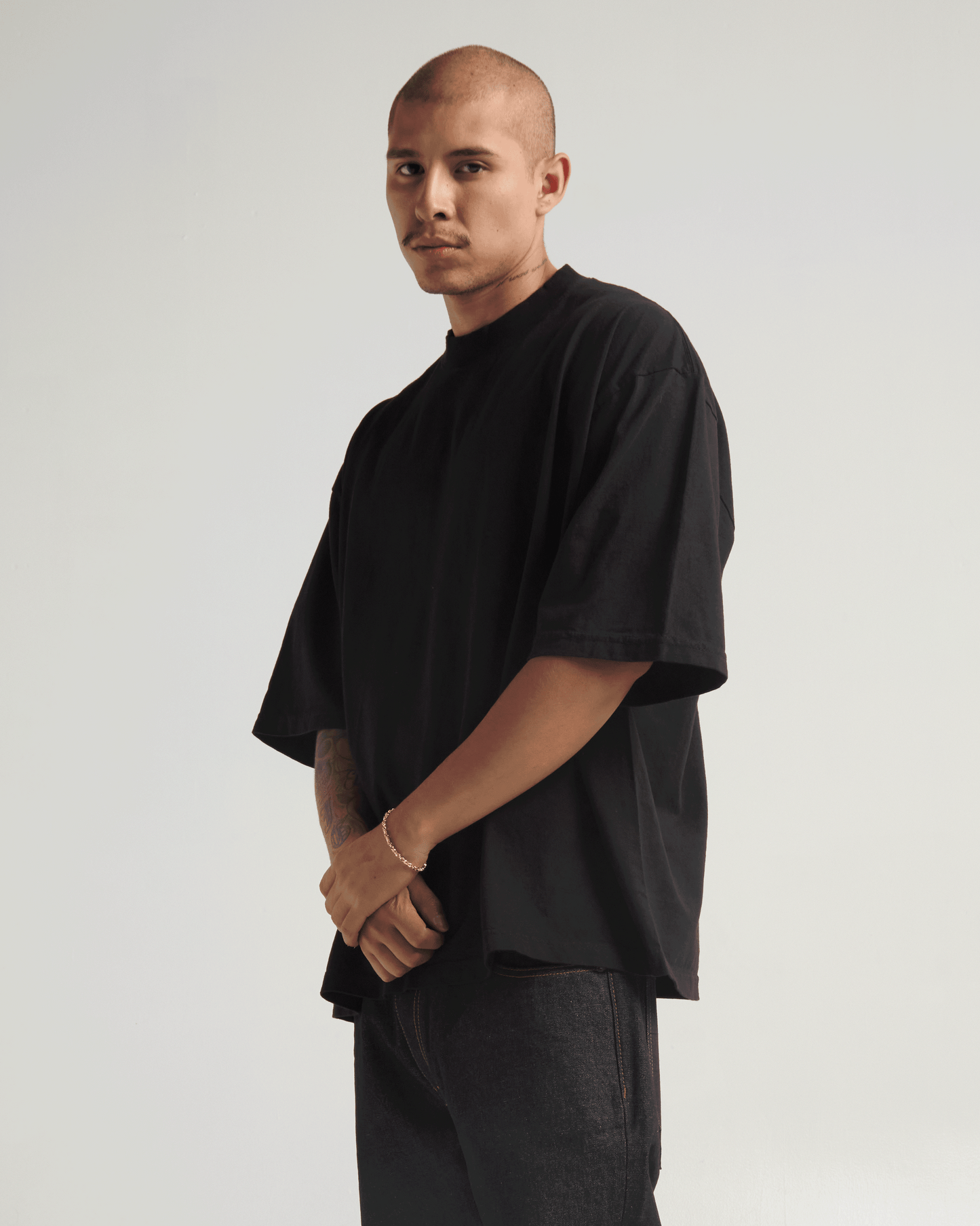 7.5oz Garment Dye Drop Shoulder T-Shirt