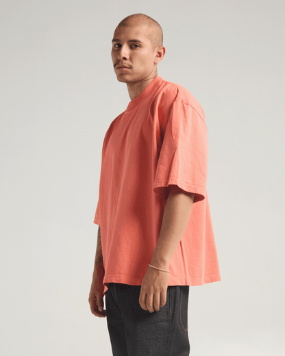 7.5oz Garment Dye Drop Shoulder T-Shirt