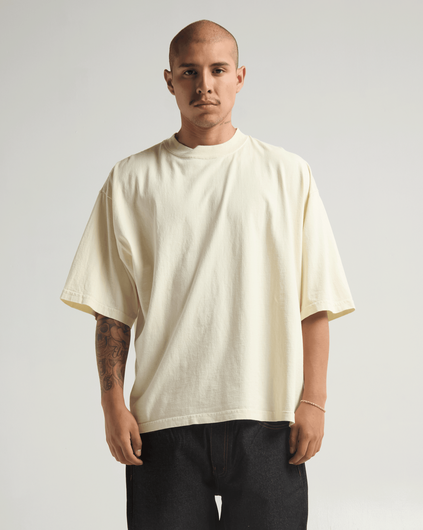 7.5oz Garment Dye Drop Shoulder T-Shirt