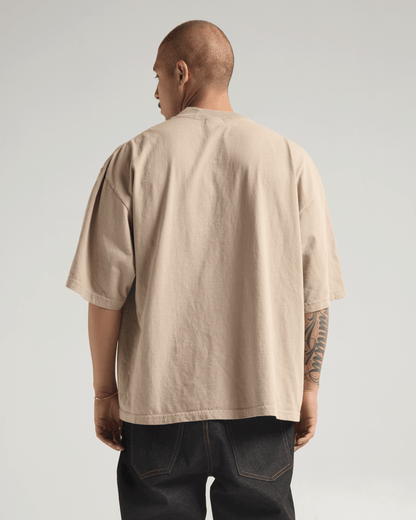 7.5oz Garment Dye Drop Shoulder T-Shirt