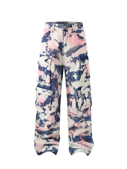 Abstract Cargo Pants