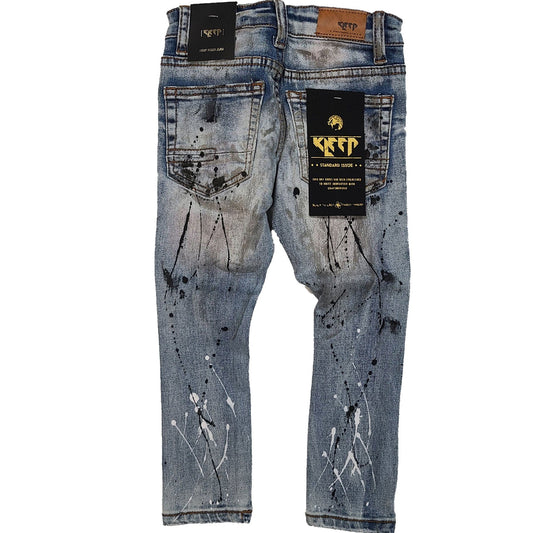 DOVE Kid's Washed Stretching Denim Pants